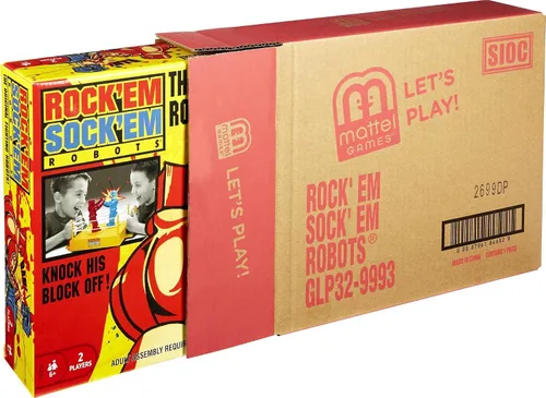 Vista 6 de Rock 'Em Sock Em Robots Controlas la batalla de los robots en un cuadrilátero de boxeo!