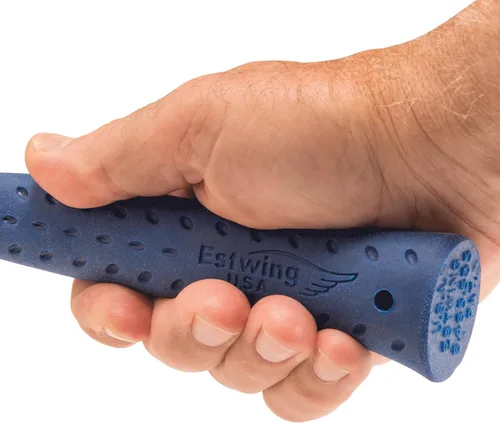 Vista 4 de ESTWING Martillo de bola - Herramienta para trabajar metales de 8 onzas con construcción de acero forjado y agarre de reducción de golpes - E3-8BP