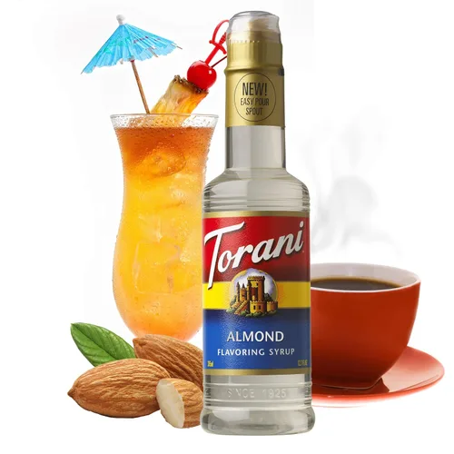Vista 4 de Torani Jarabe, almendra, botella de 12.7 onzas