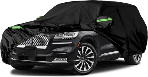 Vista 16 de Fundas impermeables para automóvil de repuesto para Cadillac CT4 2019-2025, cubierta para automóvil de 6 capas para todo clima con puerta