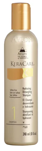 KeraCare Champú desenredante hidratante de 8 onzas - Hidrata, desenreda y suaviza el cabello - Elimina el exceso de aceite - Minimiza la rotura del
