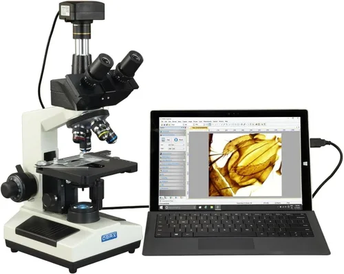 Vista 8 de OMAX Microscopio compuesto biológico trinocular 40X-2500X con la luz reemplazable del LED