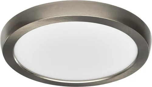 Vista 8 de Satco 62535-11W 120V CCT seleccionable LED 7" redondo acabado níquel cepillado 62-1713 techo interior LED accesorio