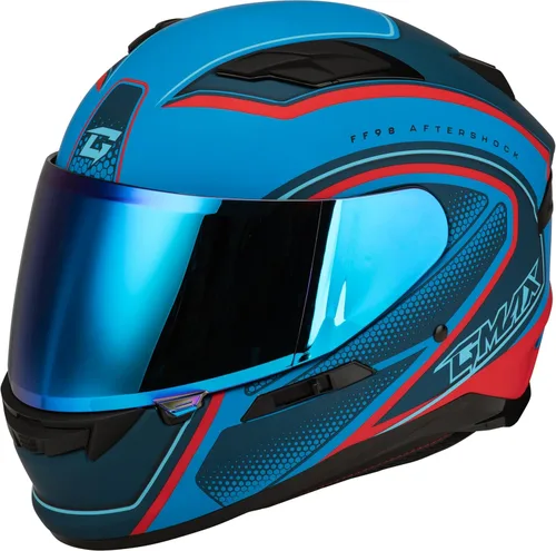 Vista 5 de Gmax FF-98 Aftershock Full Face Helmet with Rear LED Light