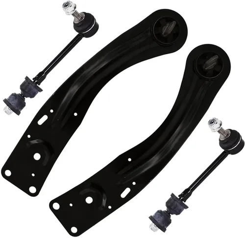Vista 115 de Detroit Axle - 4 brazos de control traseros para Ford C-Max Focus Mazda 3 5 Volvo C30 C70 S40 V50, 4 brazos de control superior e inferior