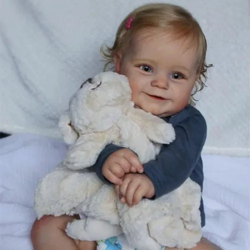 iCradle Adorable Muñeca Reborn de Bebé con Aspecto Real de 50 cm, Muñeca de Bebé de Silicona para Niños de 3+ Años de Babi