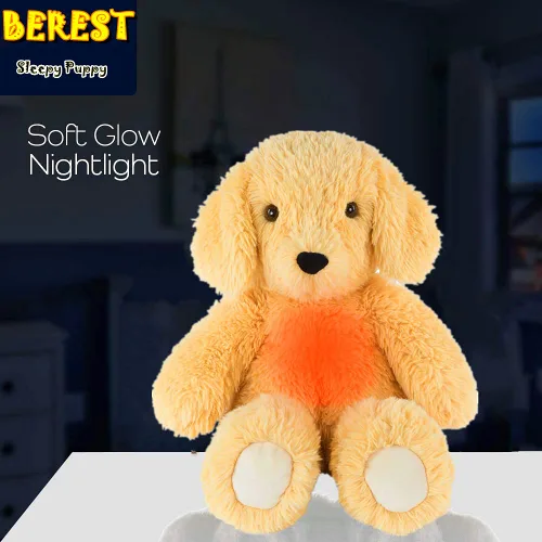 Vista 4 de BEREST Chupete para dormir para bebés con sensor de llanto, juguete para calmar a los perros, ayuda para dormir, ruido blanco, animal de peluche