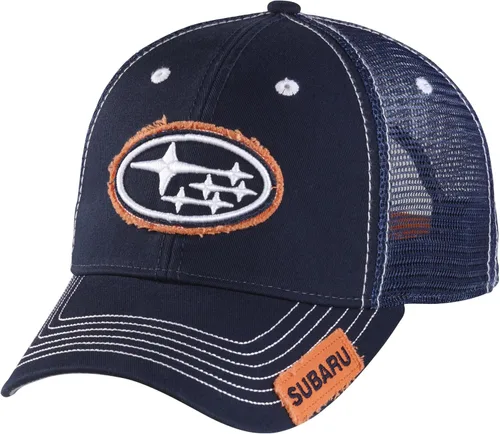Subaru Gorra de parche de clúster de estrellas azul marino Legacy Forester Impreza Outback Sti WRX, marino