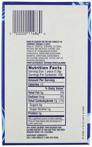 Vista 2 de Wrigleys Orbit Peppermint, 14 unidades (paquete de 12)