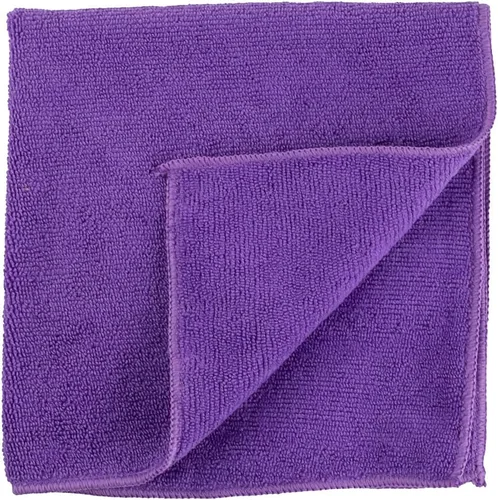 Vista 11 de Restaurantware Clean Tek - Paños de limpieza profesionales de 16 x 16 pulgadas, 100 toallas de microfibra sin pelusas, altamente absorbentes, no Azul