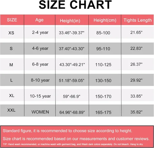 Vista 6 de Feisract Mallas de ballet para niñas y mujeres, mallas de transición ultra suaves