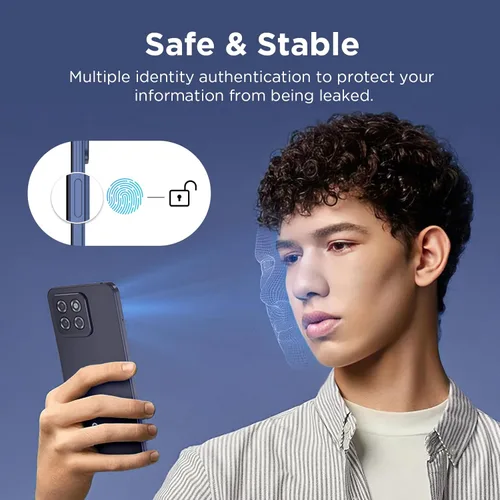 Vista 5 de CWOWDEFU Teléfono celular Android desbloqueado, teléfono inteligente de 6.8 pulgadas, 12 (6+6) GB de RAM con 128 GB de ROM, Dual SIM 4G, Octa-Core