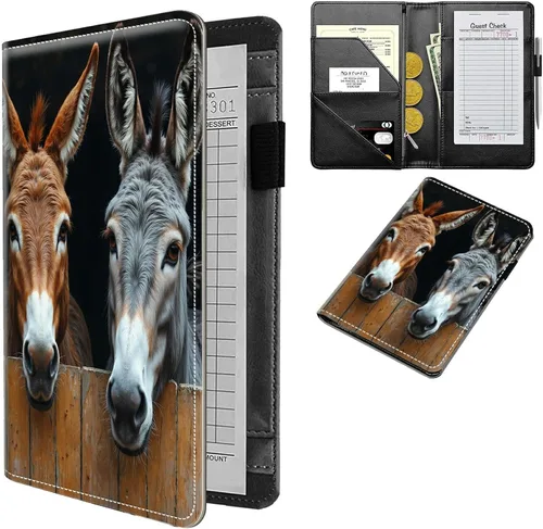 Vista 27 de Diseña Tus Propios Libros de Servicio con Nombre e Iniciales para Camareras, Dikoer Libro de Servicio de Camarero Personalizado con Nombre