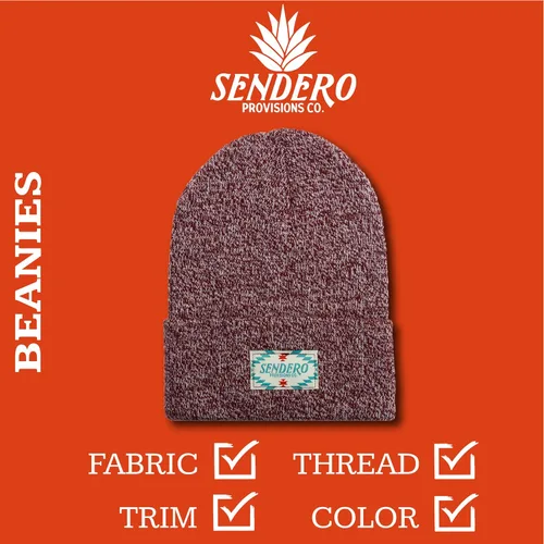 Vista 3 de Sendero Provisions Co. Gorro clásico con puños para exteriores para hombre y mujer