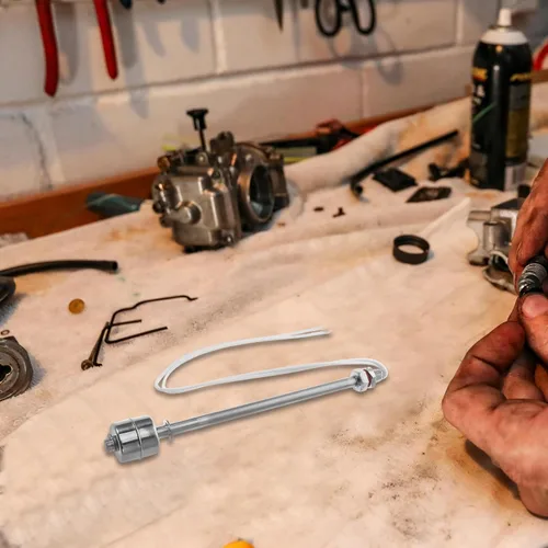 Vista 5 de Zerodeko Stainless Steel Float Valve 200mm Water Level Switch Hydroponic Floating Controller for Pool Pump Water Tanks and Aquarium