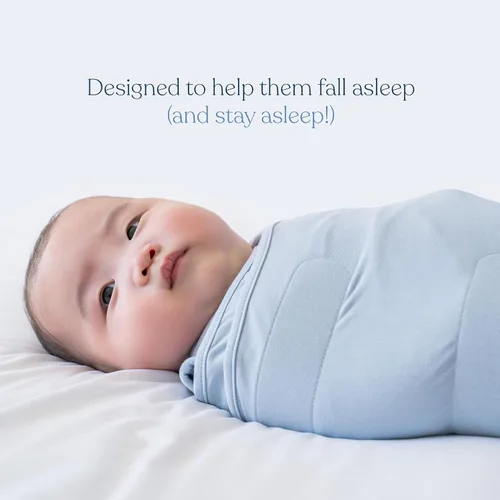 Vista 3 de HALO SleepSack arrullo SuperSuave, viscosa de bambú acogedora, arrullo ajustable en 3 direcciones, cremallera de 2 vías, 2 TOG
