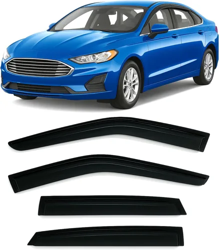 Vista 12 de 2019-2026 Protectores de Lluvia Adhesivos para Dodge RAM 1500 Quad Cab solamente Deflectores de Visor de Ventana Lateral Sombras Duraderas Tintadas