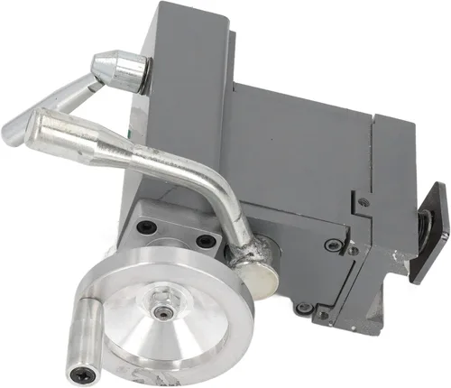 Vista 6 de Mini torno de contrapunto ajustable, multifuncional MT2 centro vivo, centro giratorio profesional de piezas de torno con 2 asas para torno de madera