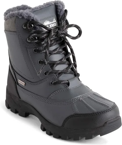 Vista 2 de POLAR Thinsulate - Botas de nieve para hombre, totalmente forradas, impermeables, con revestimiento de goma, duraderas, para invierno, lluvia