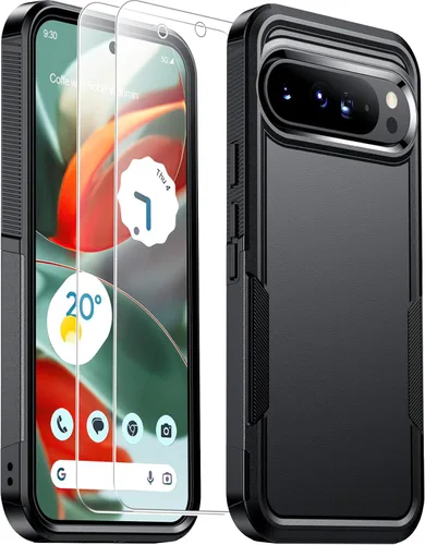 Justcool Funda diseñada para Google Pixel 9 Pro XL, [protección contra caídas de grado militar de 10 pies] Funda resistente a prueba de golpes para
