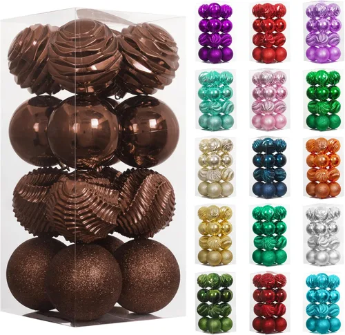 Vista 7 de XmasExp - Bolas de Navidad para colgar (34 unidades, irrompibles)
