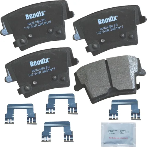 Vista 266 de Bendix Priority1 CFC154 - Juego de pastillas de freno de disco para Avanti II, Century, LeSabre, Regal, Riviera, chasis comercial, DeVille