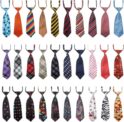 Vista 9 de Segarty Corbatas para perros grandes, corbata para el cuello de mascotas, con cuello ajustable, corbatines a granel, corbatines a granel, accesorios