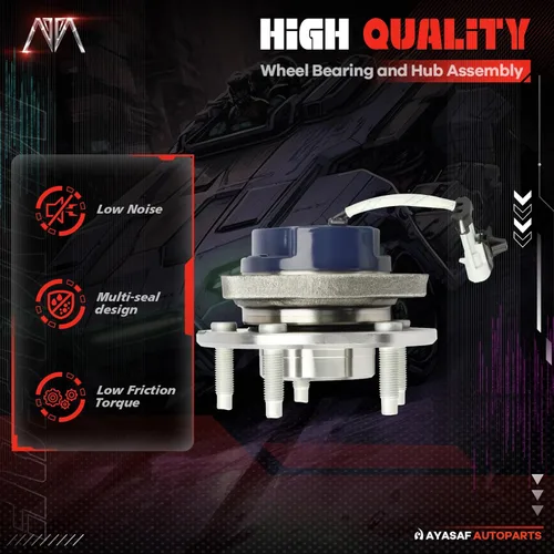 Vista 2 de MAYASAF 513121 Conjunto de cojinete de cubo de rueda delantera para Chevy Impala/Venture/Monte Carlo, para Buick Century/Rendezvous/Terraza