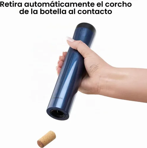 Vista 4 de Rabbit Sacacorchos Eléctrico Automático - Abridor de Vino Manos Libres con Cortador de Papel de Aluminio Integrado, Abrebotellas Eléctrico 2-Dorado