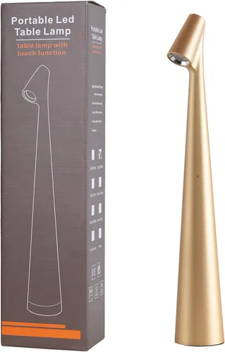 Lámparas de mesa inalámbricas pequeñas, lámpara de escritorio portátil de 3 niveles de brillo, luces recargables con batería para exteriores,