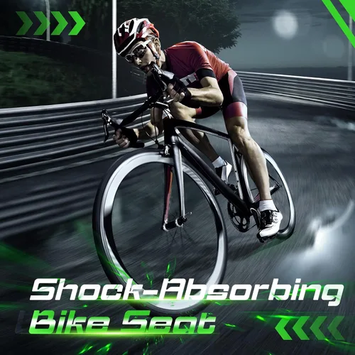 Vista 8 de Zacro Cojín de asiento de bicicleta, funda acolchada de gel para asiento de bicicleta para hombres y mujeres, cómodo, asiento de bicicleta