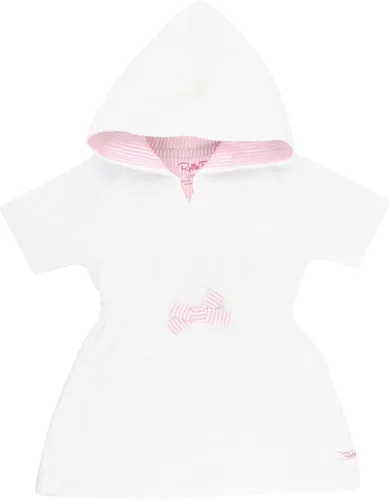 RuffleButts Vestido con capucha de tela de rizo para bebés y niñas pequeñas