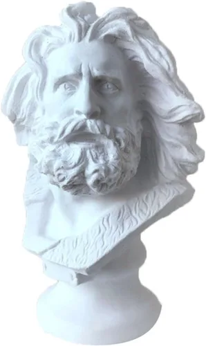 Vista 13 de ECYC Escultura clásica de David Busts de 6 pulgadas, escultura de resina Altura 5.9 in: David