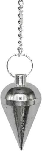 Vista 60 de Péndulos de metal curativos de Amazing Gemstone para adivinaci��n, cúpula dorada de acero de cobre de alta energía, péndulo de bronce, péndulos
