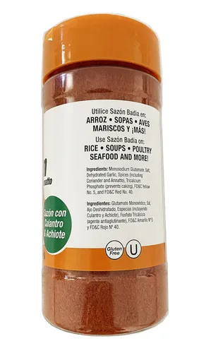 Vista 3 de Sazon con cilantro y annatto - 7 oz - Badia Spices