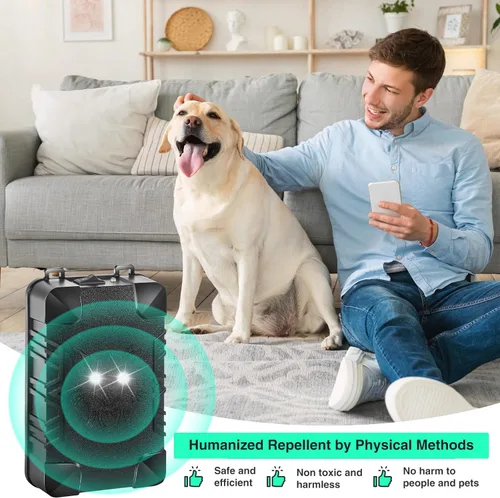 Vista 3 de Rodent Repellent for Car Engine, Ultrasonic Mouse Repellent Battery Powered Rat Repellent for Car Rat Deterrent Under Hood with Flashing Lights,Keep