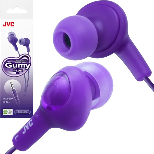 Vista 12 de JVC HAFX5A Gummy Plus audífonos con aislación de sonido, peppermint blue Blanco Coconut
