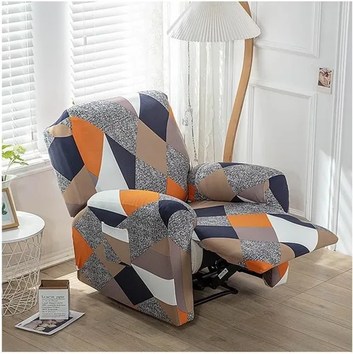 Vista 19 de Lazyboy - Funda para silla reclinable, 4 piezas, fundas para sofá reclinable, fundas antideslizantes y reclinables con bolsillos de almacenamiento