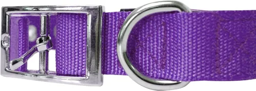 Vista 4 de Collar para perros deluxe ajustable, grueso, (azul, rojo, negro, morado, rosa, pequeño, mediano, grande o extragrande) de Downtown Pet Supply