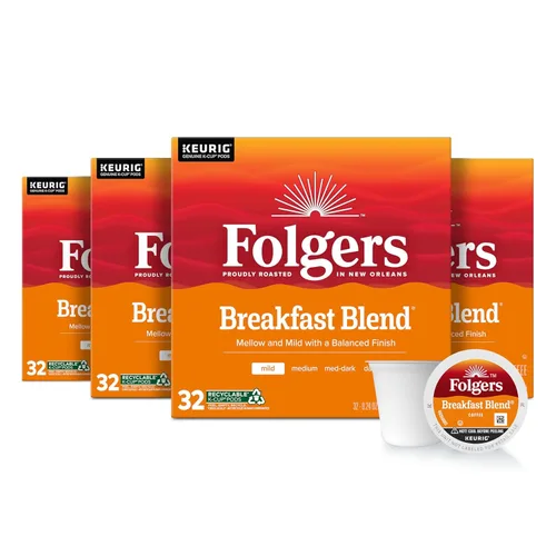 Vista 19 de Folgers Black Silk Coffee, tostado oscuro, cápsulas Keurig K-Cup, caja de 10 unidades (paquete de 6)