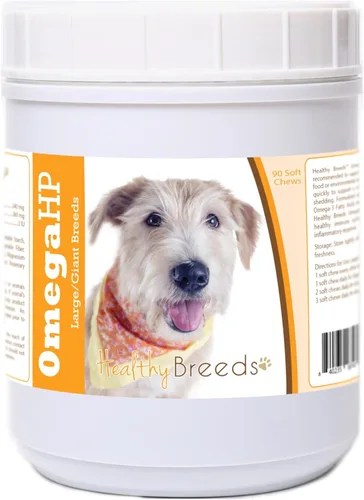 Vista 107 de Healthy Breeds Affenpinscher Omega HP - Masticables suaves para piel y pelaje, 60