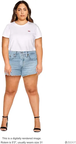 Vista 5 de Levis Pantalones cortos originales 501 para mujer