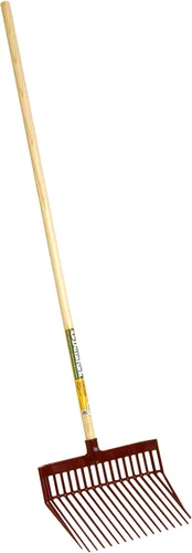 Vista 8 de Little Giant® DuraFork Horca de Heno Horca para Estiércol Horca Estable de Policarbonato con Púas Anguladas Azul Baya