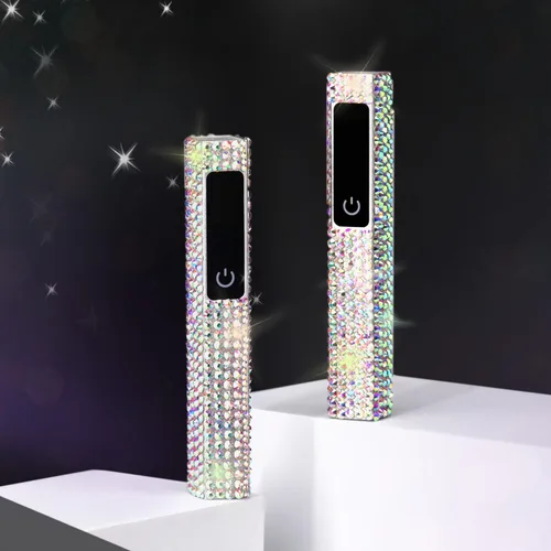 Vista 12 de GAOY Luz UV de mano para uñas de gel, mini lámpara de uñas, recargable inalámbrica portátil, curado rápido, rosa diamante