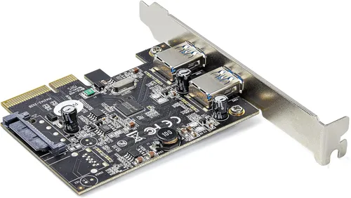 Vista 2 de StarTech. com Tarjeta PCIe USB de 2 puertos con 10Gbps/puerto - USB 3.2 Gen 2 Tipo-A PCI Express 3.0 x4 Tarjeta de expansión del controlador de host