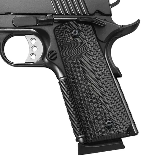 Vista 10 de Cool Hand 1911 agarres G10 de tamaño completo con tornillos incluidos, liberación MAG, corte de seguridad ambiental y textura OPS