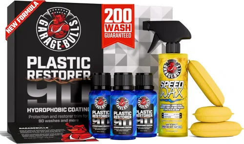 Vista 8 de garage bulls Restaurador de plástico para automóviles – Revestimiento de cerámica hidrofóbico – Máxima protección exterior e interior con acabado