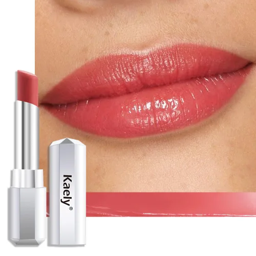 Vista 11 de Kaely - 2 piezas de bálsamo labial tintado de miel, lápiz labial de brillo hidratante para labios secos de mujer, maquillaje de mancha de brillo