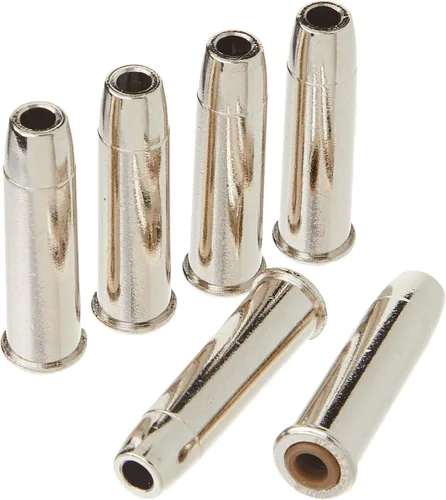 Vista 3 de Umarex Colt Peacemaker Revolver Single Action Army Six-Shooter .177 Caliber Air Pistol, Spare Pellet Capsules, Silver (6 Pack)
