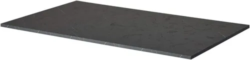 Vista 33 de Kaboon 36x20 pulgadas Mesa Negra Universal, Escritorio Sólido de Una Pieza, Encimera Reversible de Melamina, Dobles Escritorios, L-Escritorio DIY